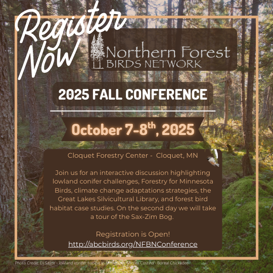 2025 Northern Forest Birds Network Conference